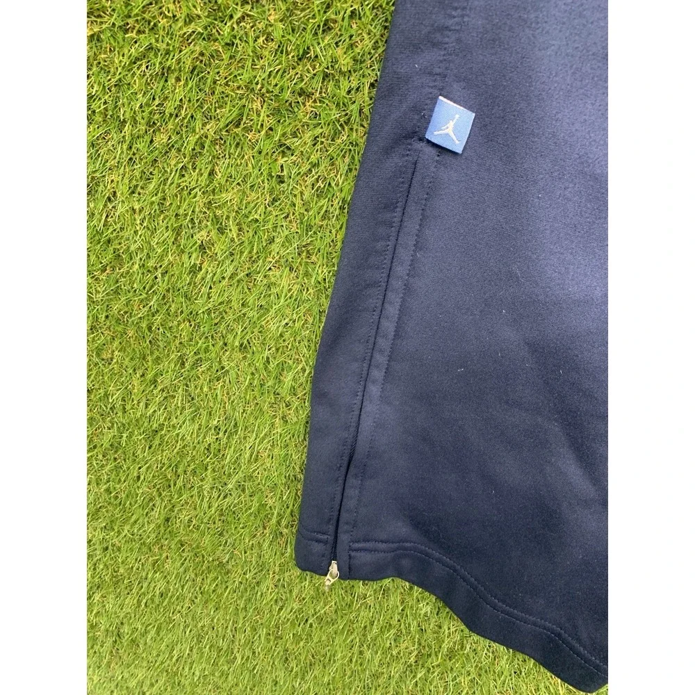 Jordan Sweatpants Mens Small Fleece Joggers Pockets Comfort Air Y2K Ankle Zip